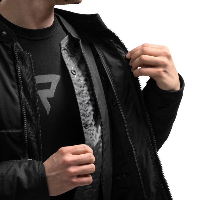 Veste de moto Rebelhorn Swift noire