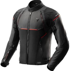 Blouson de moto Rebelhorn Swift noir-gris foncé-rouge