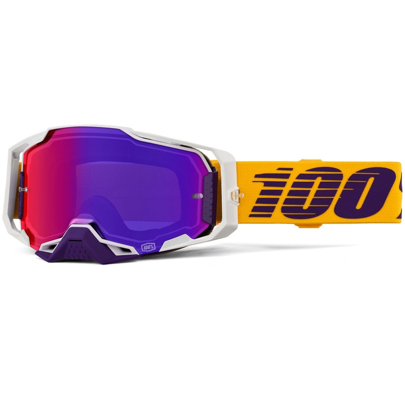 Lunettes de motocross 100% Armega Difenbak avec plexiglas violet