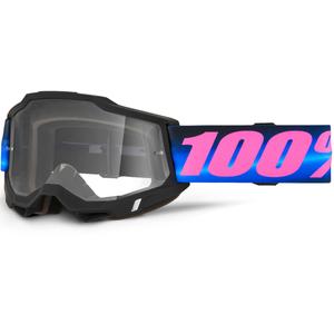 Lunettes de motocross 100% ACCURI 2 Superdome avec plexiglas transparent