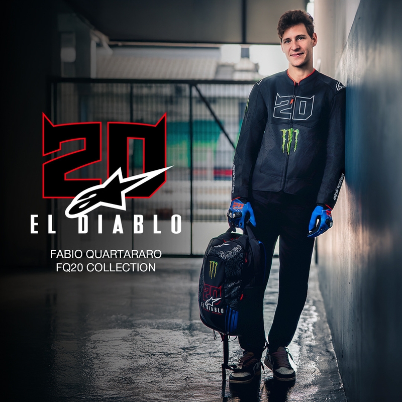 Sac à dos Alpinestars City Hunter V2 FQ20 Monster Collection Noir-Rouge fluo-Bleu-Vert 22 L
