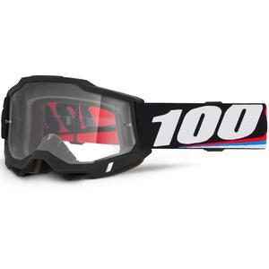Lunettes de motocross 100% ACCURI 2 Magnus avec plexiglas transparent