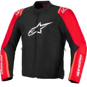 Veste de moto Alpinestars T-SPS 2 imperméable rouge-noir-blanc