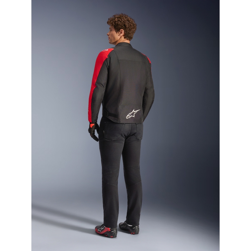 Veste de moto Alpinestars T-SPS 2 imperméable rouge-noir-blanc