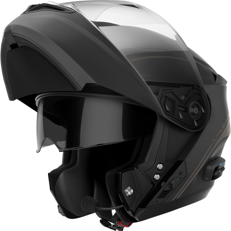 Casque de moto modulable avec système audio SENA Outrush R noir mat