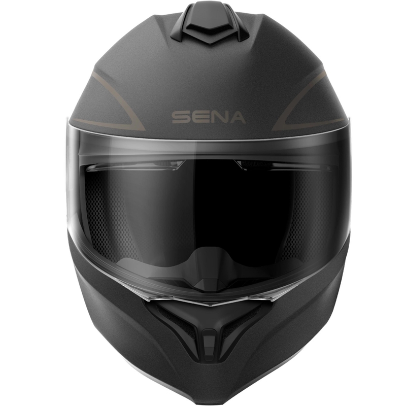 Casque de moto modulable avec système audio SENA Outrush R noir mat