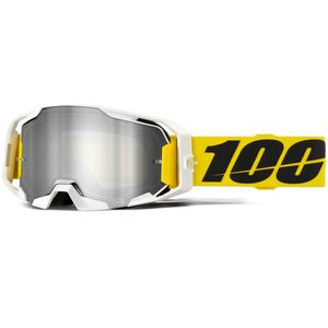 Lunettes de motocross ARmatic Valera 100% avec plexiglas argenté