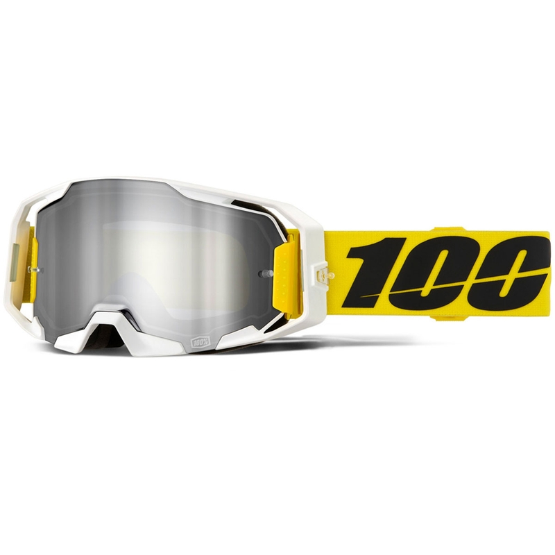 Lunettes de motocross ARmatic Valera 100% avec plexiglas argenté
