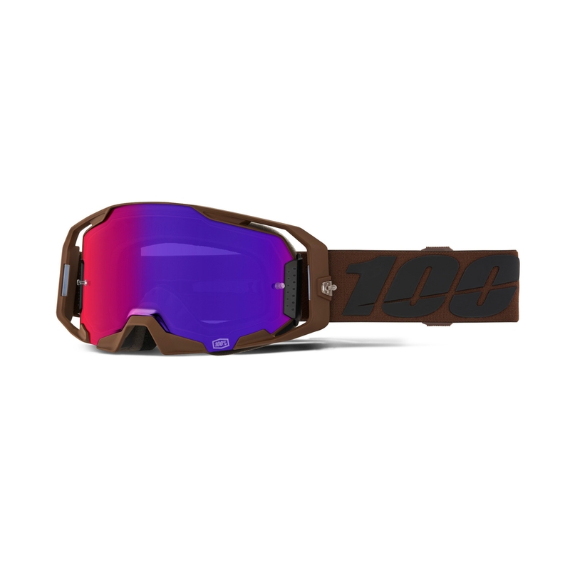 Lunettes de motocross 100% ARmatic Salcedo avec plexiglas violet