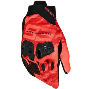 Gants de moto Alpinestars SP X 1 MM93, collection rouge fluo-rouge-noir