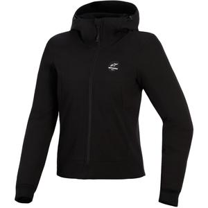 Veste de moto Alpinestars Stella Radium Tech Hoodie pour femme, noire