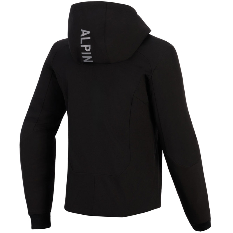 Veste de moto Alpinestars Stella Radium Tech Hoodie pour femme, noire