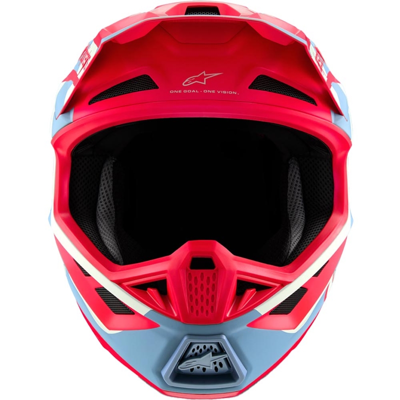 Casque de motocross Alpinestars Supertech S-M7 édition limitée Beast Coast gris-noir-orange