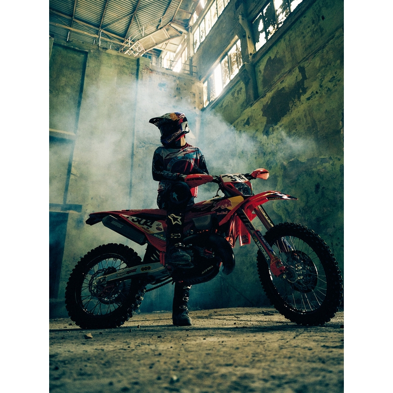 Maillot de motocross Alpinestars Techstar édition limitée Beast Coast, gris-noir-orange
