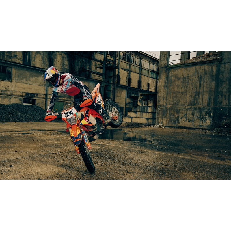 Maillot de motocross Alpinestars Techstar édition limitée Beast Coast, gris-noir-orange