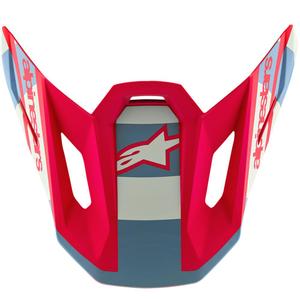 Casque de moto Alpinestars Supertech S-M7 édition limitée Beast Coast, visière gris-noir-orange