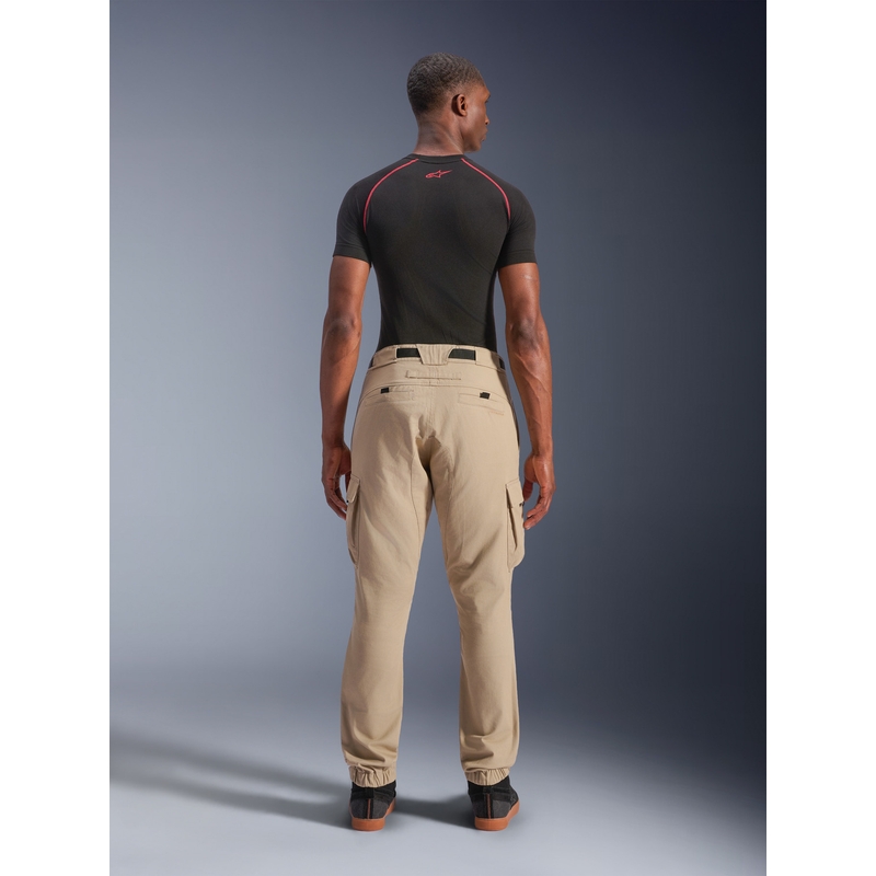 Pantalon de moto cargo Alpinestars Flex-AST beige clair