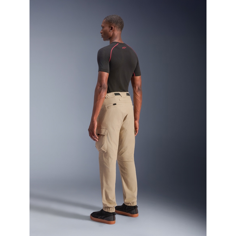 Pantalon de moto cargo Alpinestars Flex-AST beige clair