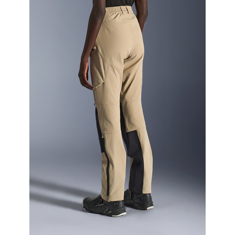 Pantalon de moto Alpinestars Stella Explore AST pour femme, marron clair-noir