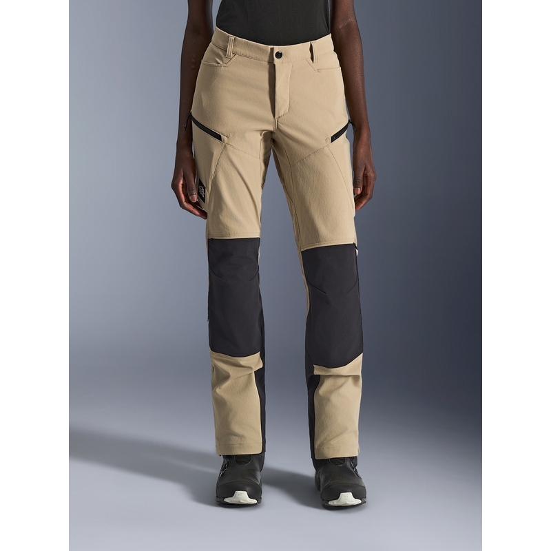Pantalon de moto Alpinestars Stella Explore AST pour femme, marron clair-noir