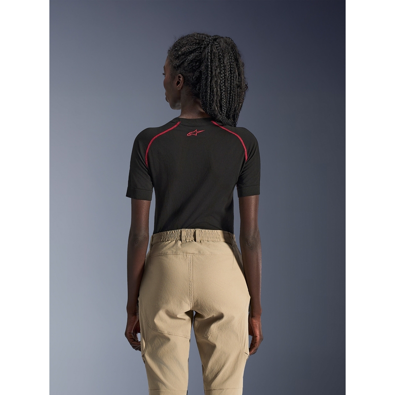 Pantalon de moto Alpinestars Stella Explore AST pour femme, marron clair-noir
