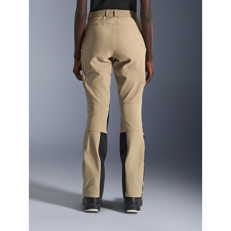 Pantalon de moto Alpinestars Stella Explore AST pour femme, marron clair-noir