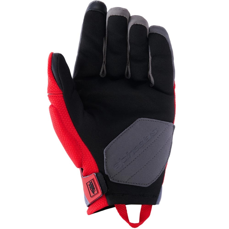 Gants de moto Alpinestars Durack noir-gris-rouge