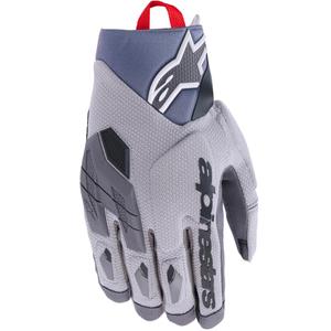 Gants de moto Alpinestars Durack gris foncé-gris clair