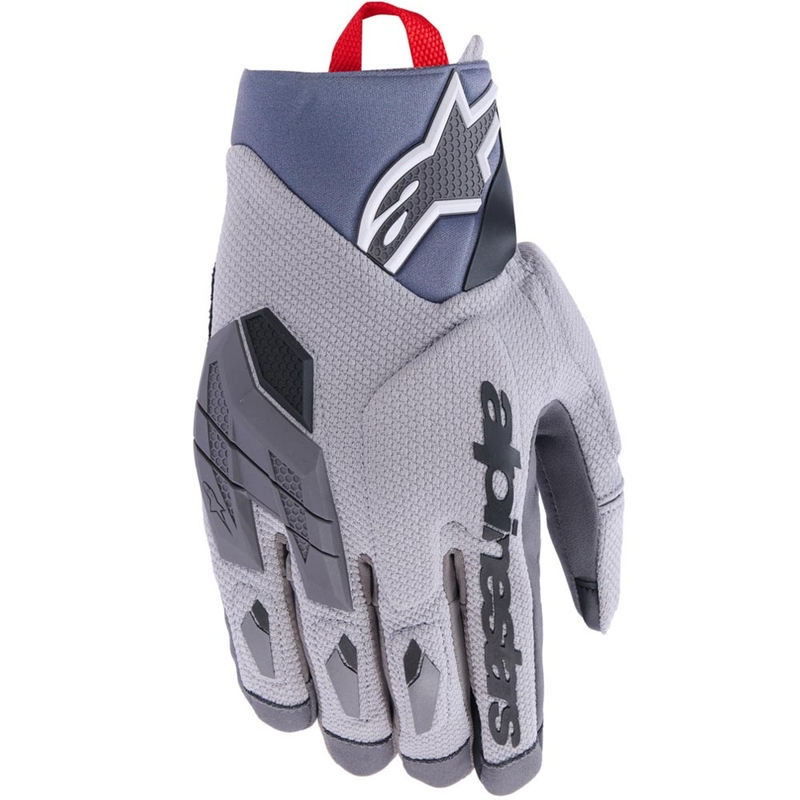 Gants de moto Alpinestars Durack gris foncé-gris clair