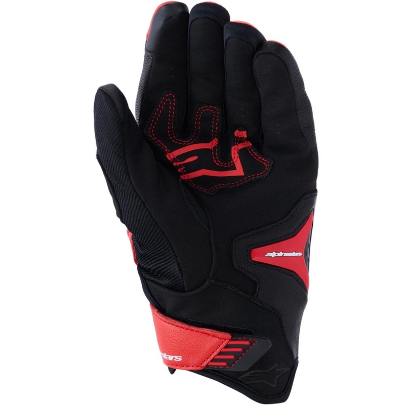Gants de moto Alpinestars SP-R PRO rouge fluo rouge-noir
