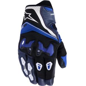Gants de moto Alpinestars SP-R PRO bleu-noir-blanc