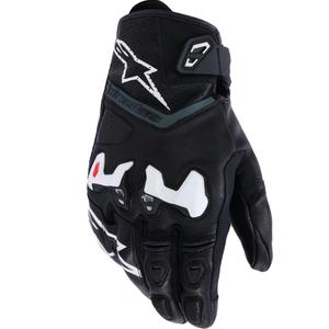 Gants de moto Alpinestars SP-R TECH noir et blanc