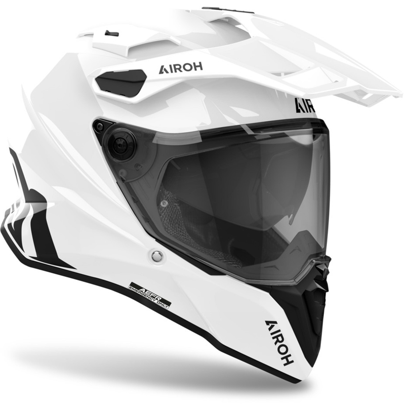 Casque enduro Airoh Commander 2, couleur blanc brillant