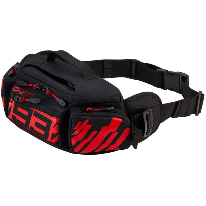 Collection de sacs banane ALPINESTARS MM93 noir et rouge 2,5 L