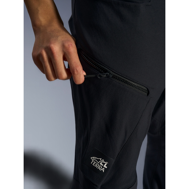Pantalon de moto court Alpinestars Explore AST noir