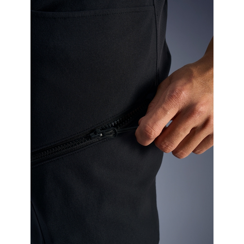 Pantalon de moto court Alpinestars Explore AST noir