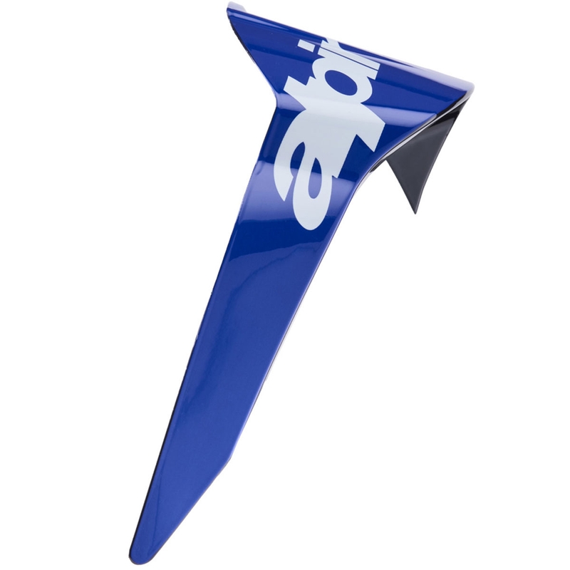 Spoiler aérodynamique pour casques de moto Alpinestars Supertech R10 Arius profil standard bleu-blanc-noir