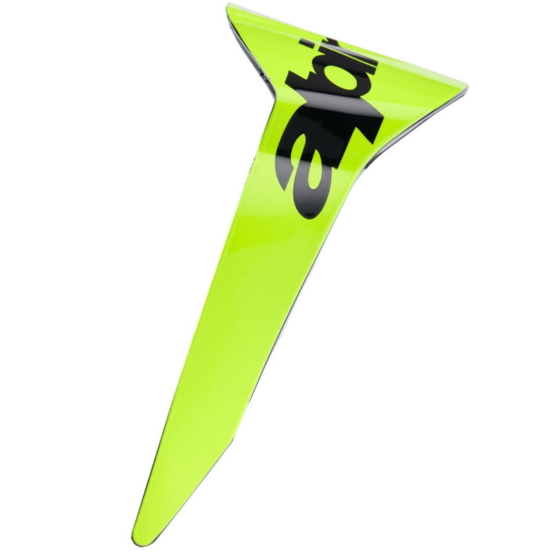 Aileron aérodynamique pour casques de moto Alpinestars Supertech R10 Arius, profil standard, jaune fluo et noir