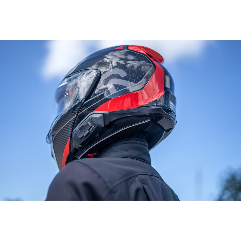 Interphone moto Cardo HJC Packtalk noir