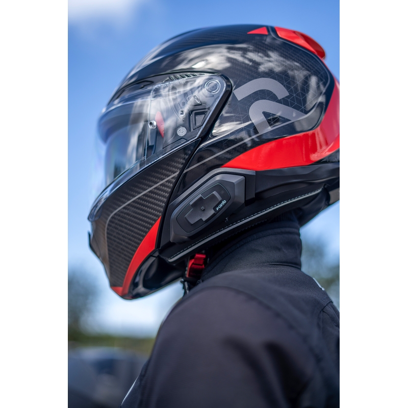 Interphone moto Cardo HJC Packtalk noir