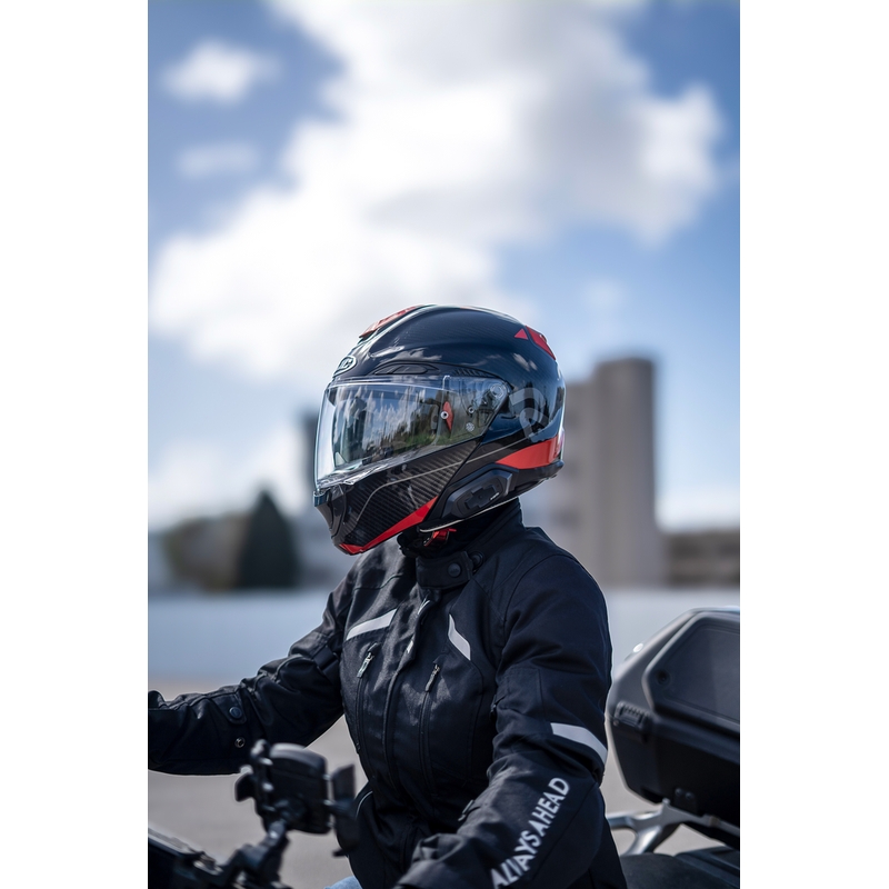 Interphone moto Cardo HJC Packtalk noir