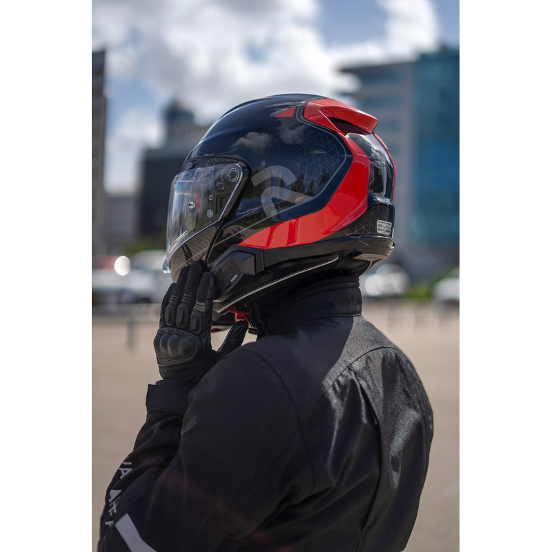 Interphone moto Cardo HJC Packtalk noir