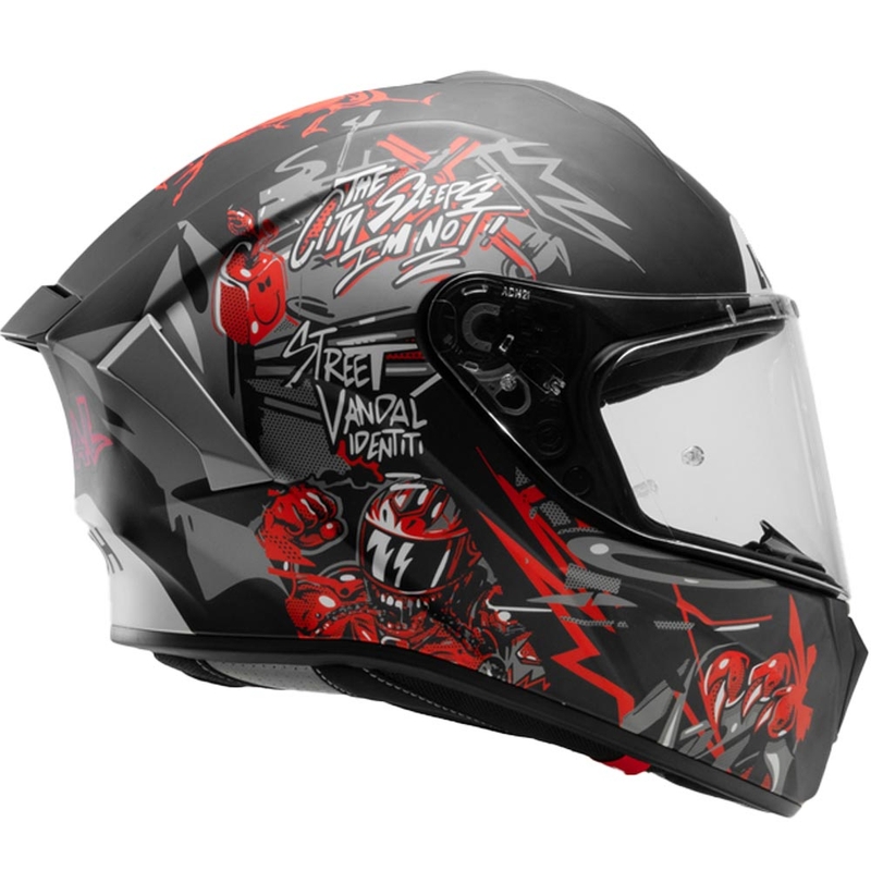 Casque intégral de moto Airoh Spark 2 Cruze noir-gris mat