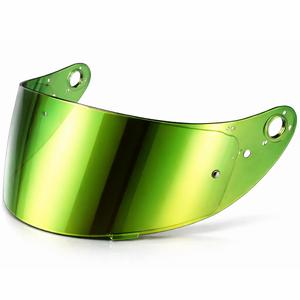 Visière pour casques de moto Cassida Orbit avec préparation Pinlock REVO verte miroir