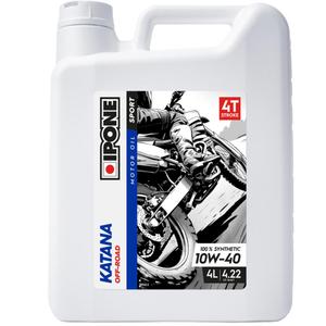 Huile moteur synthétique IPONE Katana Off Road 10W40 (MA2, ester) 4 l