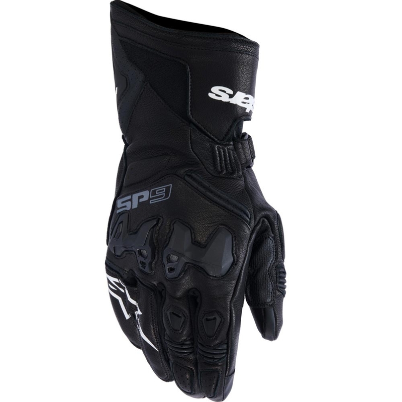 Gants de moto Alpinestars SP-9 noir et blanc