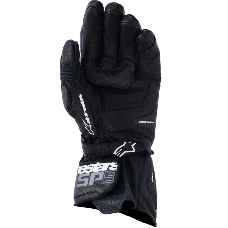 Gants de moto Alpinestars SP-9 noir et blanc