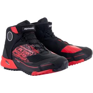 Bottes de moto Alpinestars CR-X Drystar MM93, collection noir et rouge