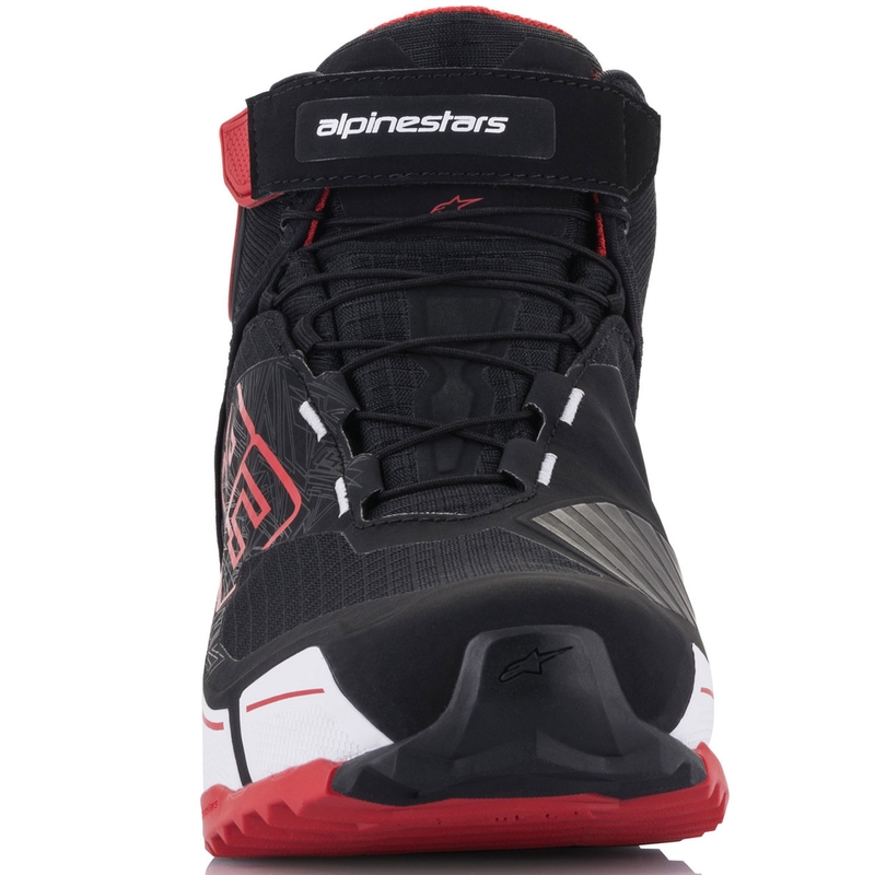 Bottes de moto Alpinestars CR-X Drystar MM93, collection noir-rouge-blanc