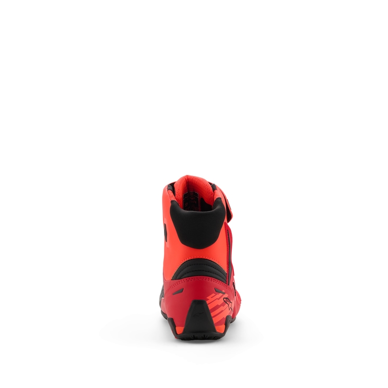Bottes de moto Alpinestars Faster-4 MM93, collection fluo, rouge-rouge-noir